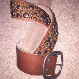 Brown Belt with diamond detail